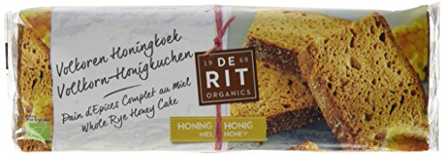 DE RIT Honigkuchen, Vollroggen, 8er Pack (8 x 300 g) von De Rit
