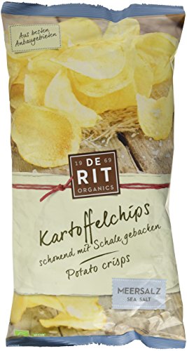 De Rit Karoffelchips Meersalz, 5er Pack (5 x 125 g) von De Rit