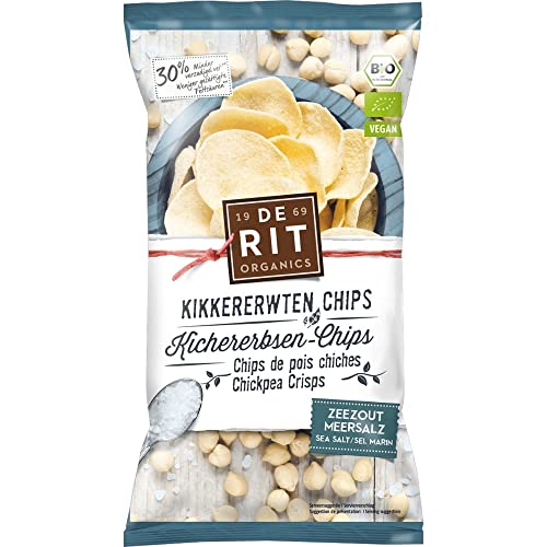 De Rit - Kichererbsen-Chips Meersalz - 75 g - 8er Pack De Rit - Kichererbsen-Chips Meersalz - 75 g - 8er Pack von De Rit