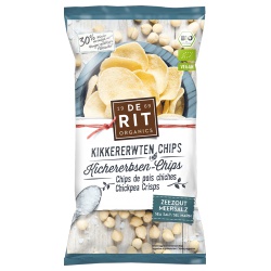 Kichererbsen-Chips mit Meersalz Kichererbsen-Chips mit Meersalz von De Rit