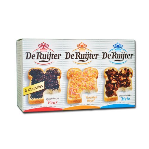 10 X De Ruijter 8 Kleintjes de Ruijter - Schokoladenstreusel gemischt 140g von de Ruijter