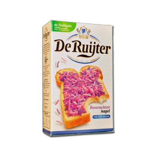 16 X De Ruijter Bosvruchten-Hagel - Waldfruchtstreusel - 300g von de Ruijter