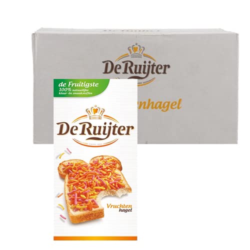 16 x de Ruijter Vruchtenhagel 400g / Fruchtstreusel von De Ruijter