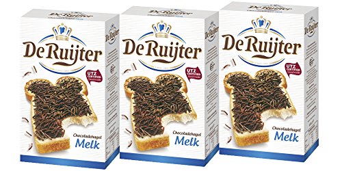 3 x De Ruijter Hagelslag Melk Vollmilchschokolade Streusel 380g von De Ruijter