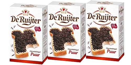 Sumairs Hagelslag Zartbitter Schokoladenstreusel 380g； von De Ruijter