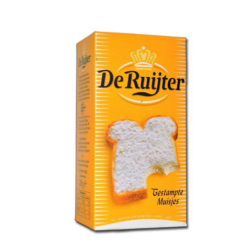 9 X De Ruijter Gestampte Muisjes - Anis Streusel zerbröselt - 230g von de Ruijter