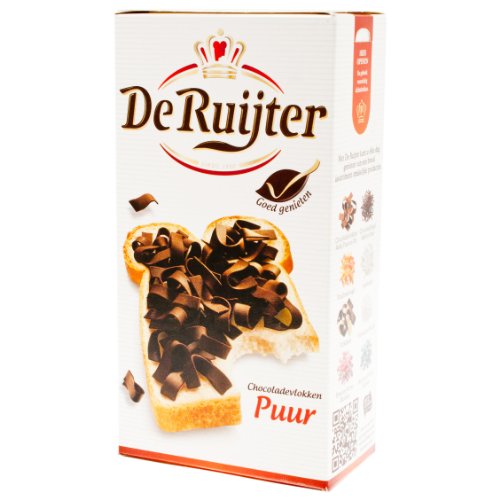 De Ruijter Chocolade-Vlokken Puur - Zartbitter Schokoladen Flocken 300g von De Ruijter
