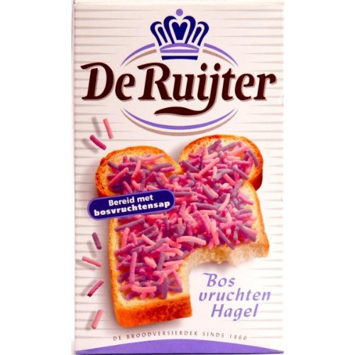 De Ruijter Hagelslag Bosvruchten (Forest Fruit Sprinkles) 2 Pack x EA 318 ML/300GR von De Ruijter