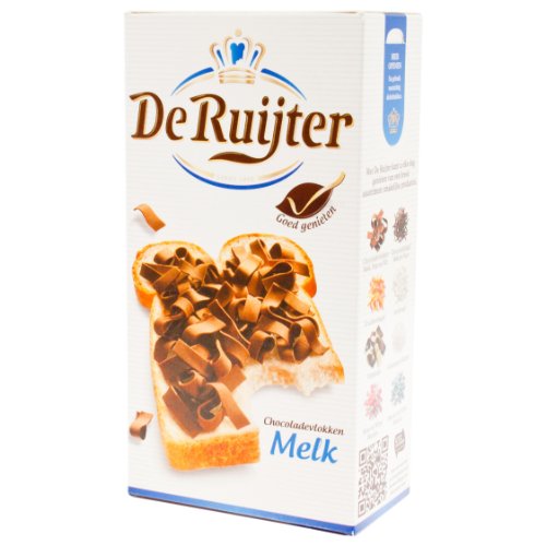 De Ruijter Schokoladen-Flocken, Schokolade, Streusel Milch / Chocoladvlokken Melk 300g von De Ruijter