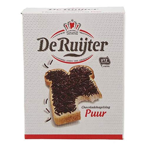 De Ruijter Schokoladen-Streusel Pur / Chocoladehagel Puur / 1.5 kg Packung von De Ruijter