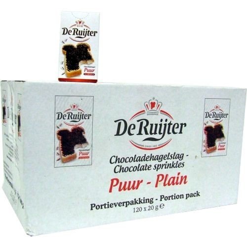 De Ruijter Streusel, Puur 120 x 20g (Dunkle Schokolade) von De Ruijter