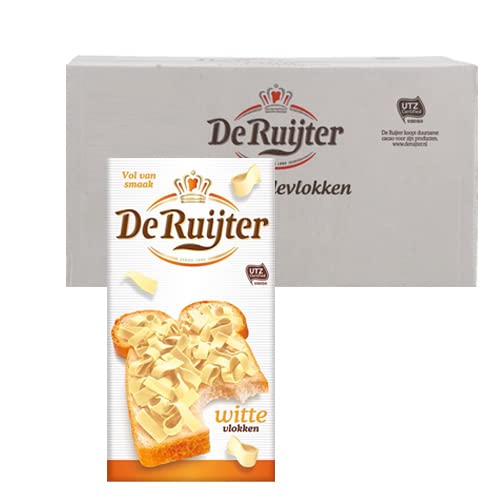 De Ruijter - Weiße Schokoladen Flocken - 14x 300g von De Ruijter