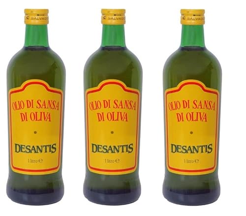 3x De Santis Olio di Sansa Pomace Olivenöl ideal zum Kochen 1L 3x De Santis Olio di Sansa Pomace Olivenöl ideal zum Kochen 1L von De Santis