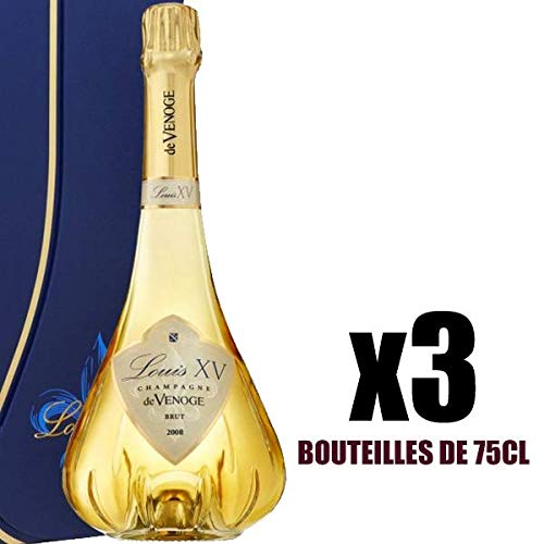 X3 Louis XIV Extra Brut Millésimé 2008 75 cl De Venoge AOC Champagne von De Venoge