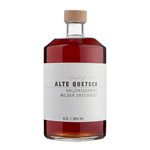 Grafschaft Mark Alte Quetsch Obstbrand 1 x 0,7 L, 40% vol. Alkohol, milder holzfassgelagerter Obstbrand, Schnaps Spezialitäten aus unserer Brennerei, hochwertiger Obstler von DeCavo