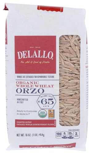 DeLallo Vollweizen Orzo 470 ml (2 Stück) von DeLallo