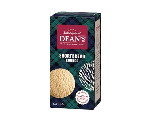 Dean's Shortbread Rounds – Klassisches schottisches Buttergebäck, handgefertigt nach traditionellem Familienrezept, 130 g Dean's Shortbread Rounds – Klassisches schottisches Buttergebäck, handgefertigt nach traditionellem Familienrezept, 130 g von Dean's