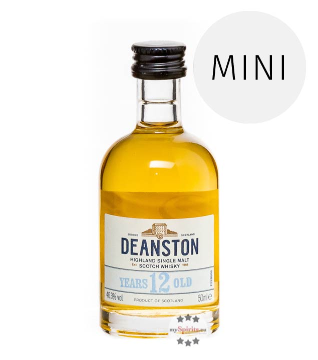 Deanston 12 Jahre Highland Single Malt Whisky  (46,3 % Vol., 0,05 Liter) von Deanston Distillery