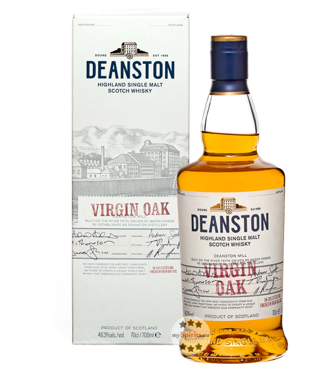 Deanston Virgin Oak Highland Single Malt Whisky (46,3 % Vol., 0,7 Liter) von Deanston Distillery