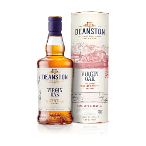 Deanston VIRGIN OAK Highland Single Malt Cask Strength Batch No. 1 Edition 2023 58,5% Vol. 0,7l in Geschenkbox von Deanston