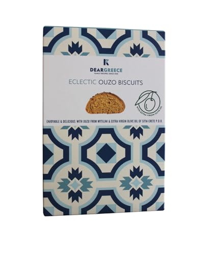 Dear Greece - Eclectic Ouzo Biscuits, Packung à 2 x 200g (Gesamt: 400g) von Dear Greece