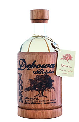 Debowa Wodka im Holzmantel 0,7 Liter mit Orginal Grashalm 40% Vol. von Debowa