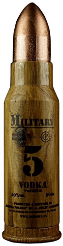 Geschenkidee Dębowa Military Mini | Sammlerstück | Polnischer Wodka | 1 x 40%, 0,05 Liter von Dębowa