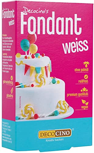 Decocino Fondant, Weiss, 250 g (1er Pack) Decocino Fondant, Weiss, 250 g (1er Pack) von DECOCINO