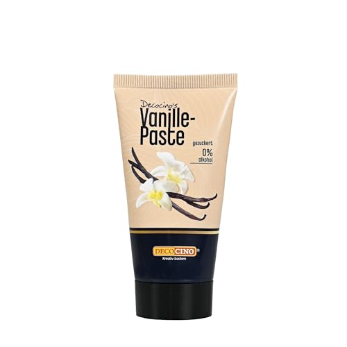 Decocino Vanille-Paste - 50 g - Backaroma mit natürlichem Vanille-Aroma,zum Verfeinern von Pralinen,Desserts & Kuchen - gebrauchsfertig vegan Decocino Vanille-Paste - 50 g - Backaroma mit natürlichem Vanille-Aroma,zum Verfeinern von Pralinen,Desserts & Kuchen - gebrauchsfertig vegan von DECOCINO