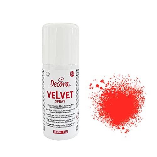 DECORA 9261234 VELVET SPRAY ROT 100 ML von Decora