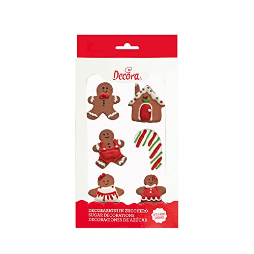 Decora 0500354 6 LEBKUCHENMANN ZUCKER KUCHEN DEKORATIONEN Decora 0500354 6 LEBKUCHENMANN ZUCKER KUCHEN DEKORATIONEN von Decora