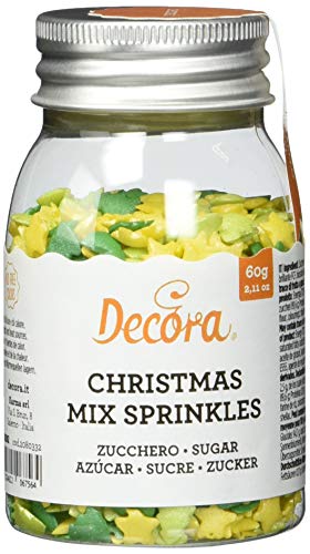 Decora 2080332 ZUCKER SPRINKLES CHRISTMAS MIX 60 G von Decora