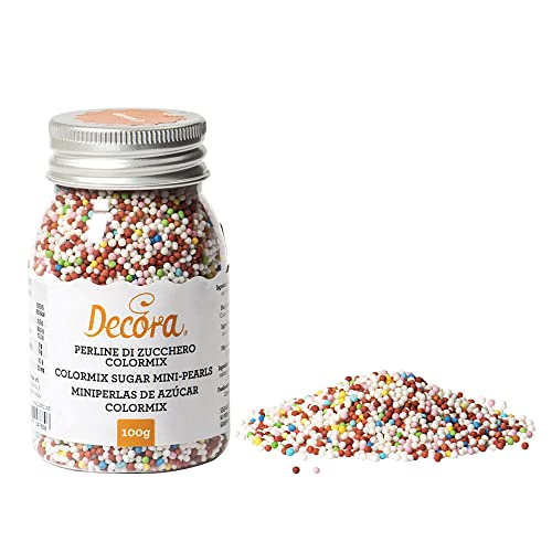 Decora 2081106 100G PACKUNG ZUCKERPERLEN IN VERSCHIEDENEN FARBEN von Decora