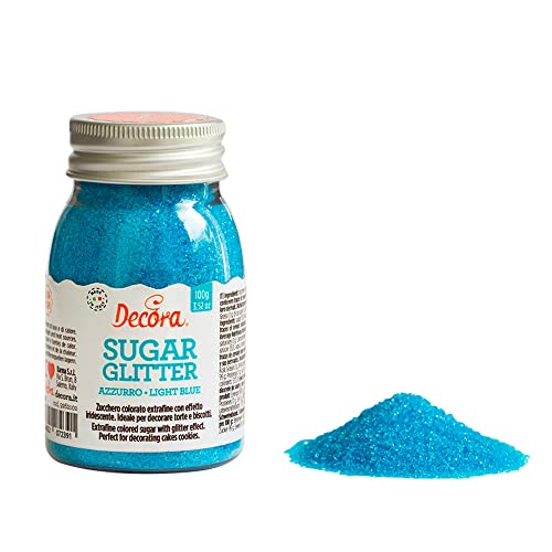 Decora 9262102glimmerzucker Hellblau 100g Decora 9262102glimmerzucker Hellblau 100g von Decora