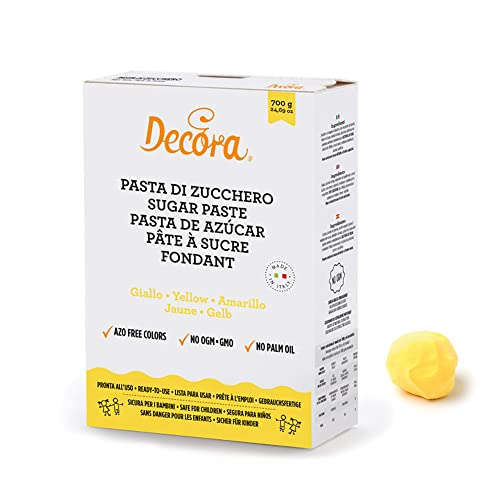 Decora 9310114 Fondantgelb 700g Decora 9310114 Fondantgelb 700g von Decora