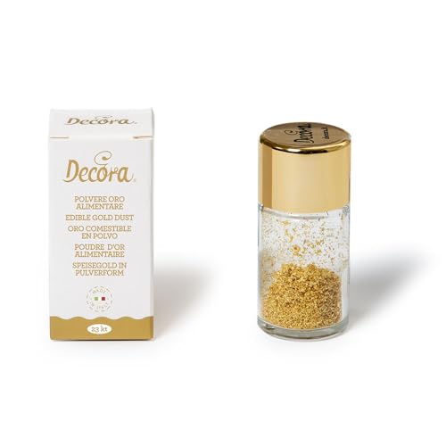 Decora 9570101 Speisepulver Gold 0,125 G von Decora