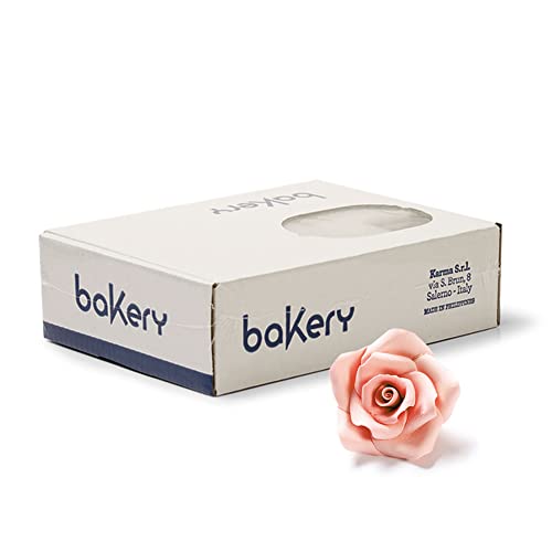 Decora Bakery 0500010 Pakete 30 Mittelgroße Rosen Pfirsich, Dekorationsets von Decora