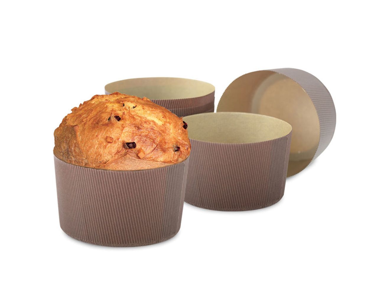 Papier Backformen Panettone 13x9,5cm 500g 5 Stück von Decora