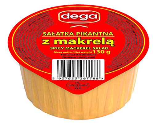 Fischaufstrich mit Makrele Pikant 130g Dega Fischaufstrich mit Makrele Pikant 130g Dega von Dega