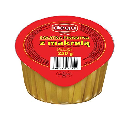 Fischaufstrich mit Makrele Pikant 250g Dega Fischaufstrich mit Makrele Pikant 250g Dega von Dega