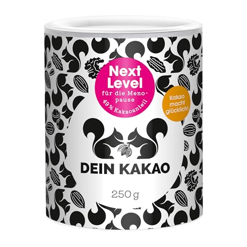 DEIN KAKAO - Next Level | Schokoladenpulver mit Kakao aus biologischem Anbau mit 49% Kakaogehalt & natürlicher Süße | Vegane & glutenfreie Trinkschokolade für die Menopause | 250g Kakaopulver DEIN KAKAO - Next Level | Schokoladenpulver mit Kakao aus biologischem Anbau mit 49% Kakaogehalt & natürlicher Süße | Vegane & glutenfreie Trinkschokolade für die Menopause | 250g Kakaopulver von Dein Kakao
