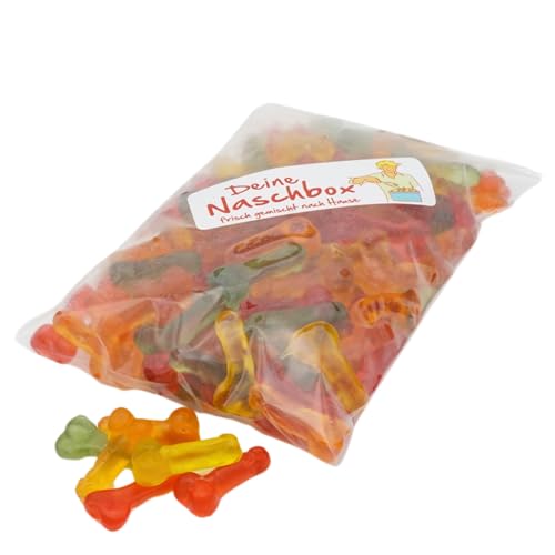 Deine Naschbox | Fruchtgummi Willis | 500g Nachfüllbeutel | Minimale Verpackung 100% recyclebar - Großpackung für die Candybar - Geschenk - Party Gag von PE ÄM