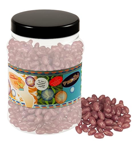 Deine Naschbox | Jelly Beans Schwarze Johannisbeere | 3kg Big Pot | XXL Großpackung für Party, Candybar & als Geschenk - Dragees - Gelee Bohnen von PE ÄM