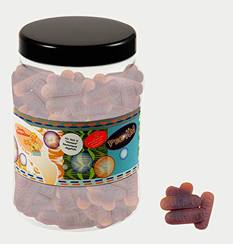 Deine Naschbox | Salmiak Lakritz Zungen | 3kg Big Pot | XXL Großpackung für Party, Candybar & als Geschenk - Festes aromatisches Salzlakritz von PE ÄM