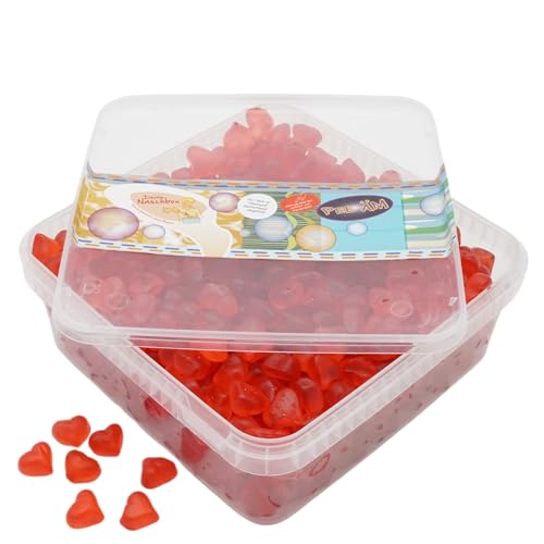 Deine Naschbox | Zuckerfreie Fruchtgummi Herzen | 1kg Naschbox | XL Großpackung - Als Geschenk zum Valentinstag oder für Ihre Lieblingmenschen Deine Naschbox | Zuckerfreie Fruchtgummi Herzen | 1kg Naschbox | XL Großpackung - Als Geschenk zum Valentinstag oder für Ihre Lieblingmenschen von PE ÄM