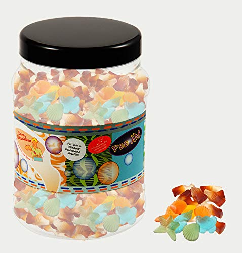 Deine Naschbox | Zuckerfreier Fruchtgummi 2er Mix#2 | 3kg Big Pot | XXL Großpackung - Party, Candybar & als Geschenk - Meeresfrüchte - Cola Fläschchen von PE ÄM