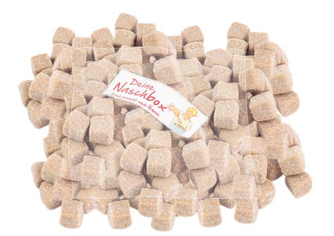 Deine Naschbox - Gezuckerte Lakritzgummi Griotten - 1 kg Süßigkeiten Nachfüllbeutel - recyclebar - XL Großpackung von Deine Naschbox