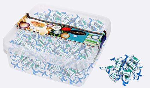 Deine Naschbox - Zuckerfreie Pfefferminz Toffee Bonbons - 500 g Süßigkeiten Box - XL Großpackung von PE ÄM