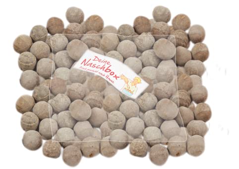 Deine Naschbox - Harte Salmiak Lakritz Hagel Körner - 1 kg Süßigkeiten Nachfüllbeutel - recyclebar - XL Großpackung von PE ÄM