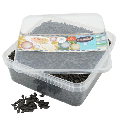 Deine Naschbox | Salmiak Pastillen extra stark | 1kg Naschbox | XL Großpackung für Party, Candybar & als Geschenk - Aromatisch würzig - Lakritz von PE ÄM